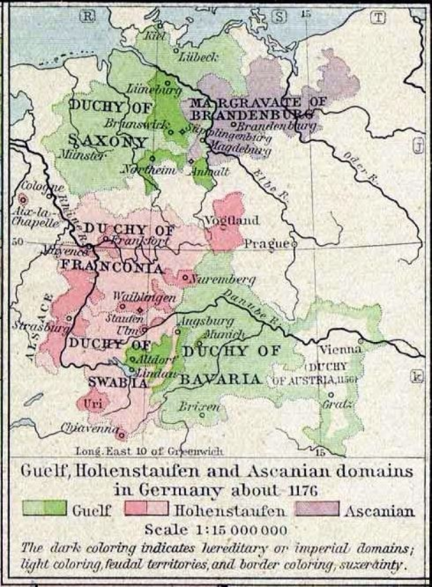 Eine historische Landkarte Deutschlands aus dem Jahr 1776, die das Ausmaß des Deutschen Reichs mit detaillierten Texten und numerischen Anmerkungen zeigt.