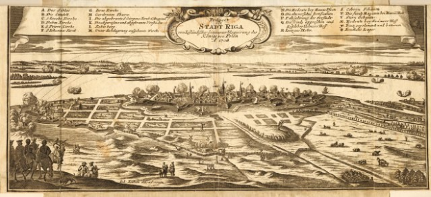 Ein detailliertes altes Stadtplan von Stuttgart, Deutschland, der die Stadtanlage mit Straßen, Gebäuden, Menschen, Bäumen, Wasser und Text zeigt, der historische und kulturelle Informationen bereitstellt.