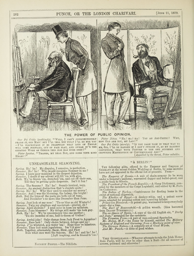 Ein altes Buchcover mit einem Mann in einem Anzug, der in einem Stuhl sitzt und nachdenklich dreinschaut, und einer Frau, die neben ihm steht und nachdenklich ausschaut, mit der Überschrift "Die Macht der öffentlichen Meinung" auf dem Umschlag.